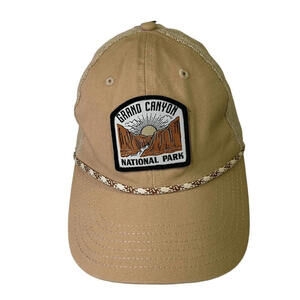 MAD ENGINE Grand Canyon National Park Hat/ Cap, Tan (One Size Plastic Back)